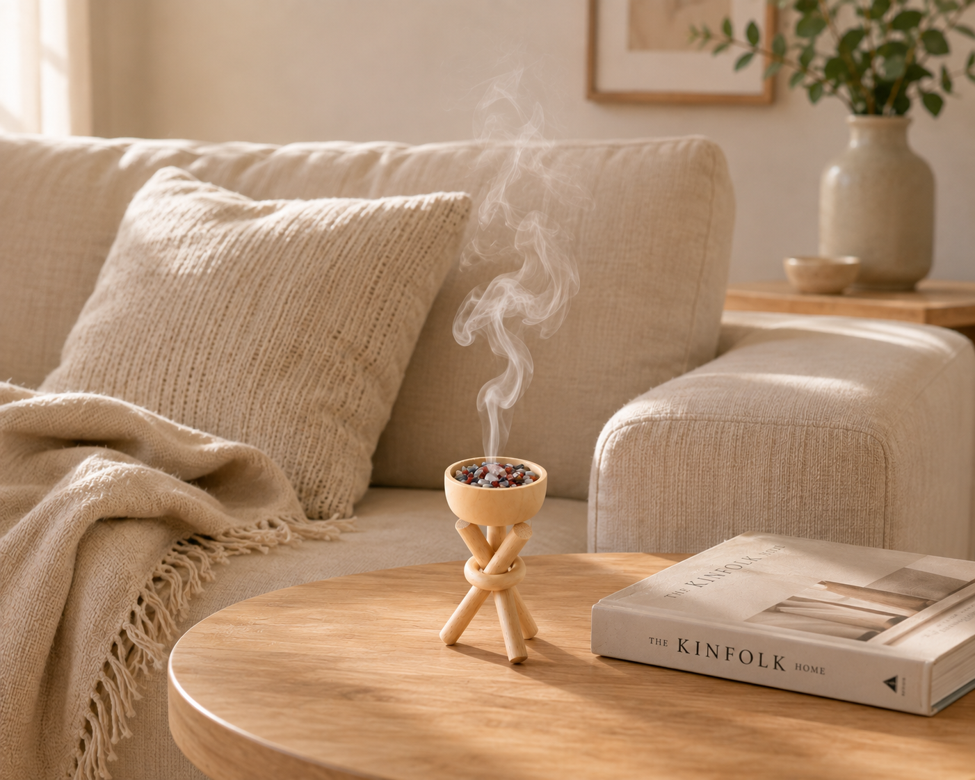 OLVIANT Ambientador Mineral para Hogar, Difusor Reutilizable de Madera - Imagen 10