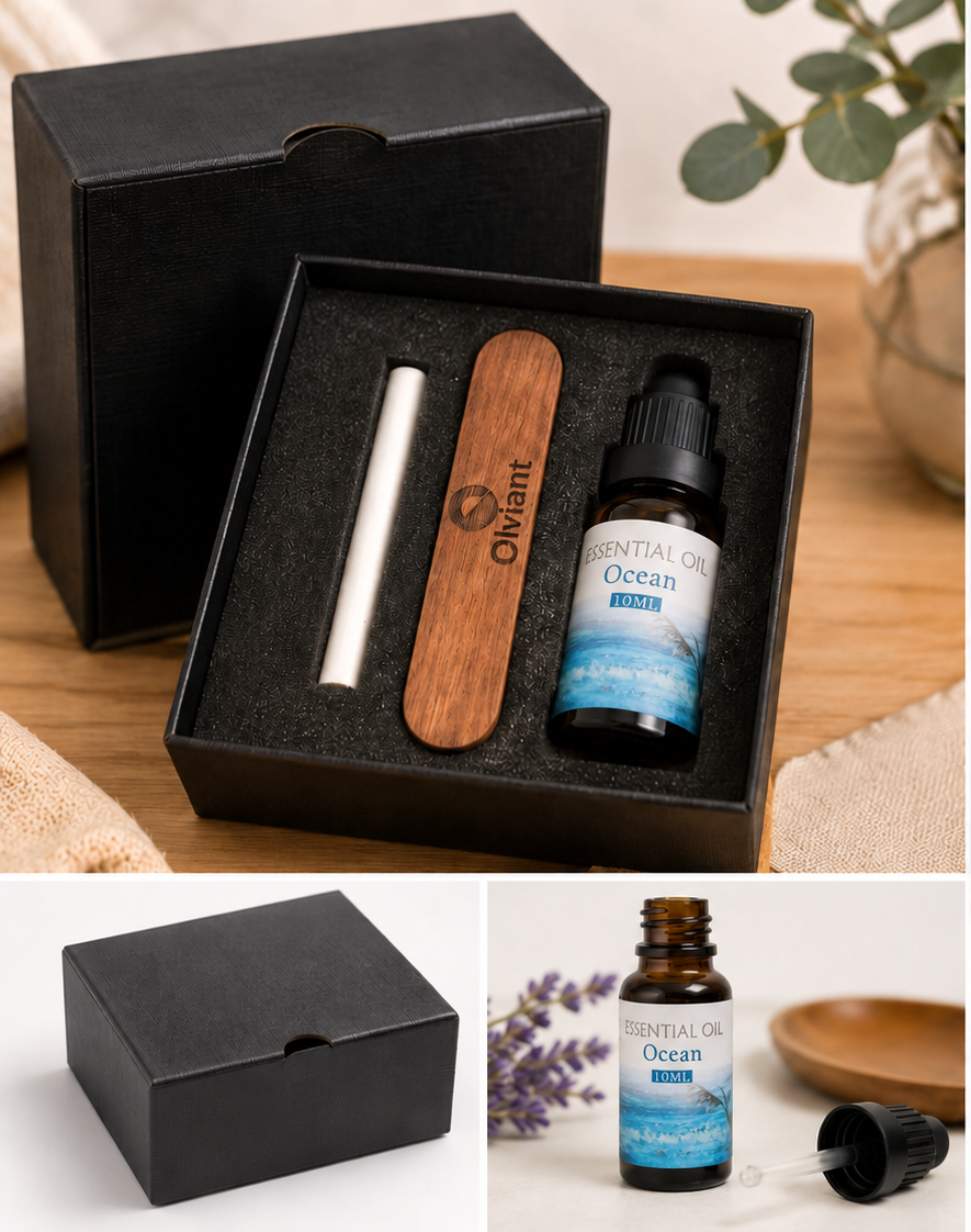 Ambientador para coche de Madera con aceite esencial - Imagen 4